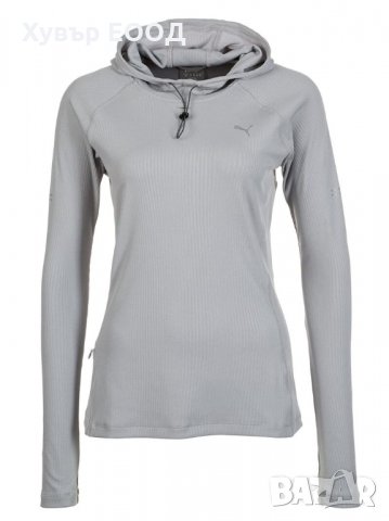 -50% PUMA Run Hooded Top, дамска спортна блуза с качулка, размер L, снимка 3 - Блузи с дълъг ръкав и пуловери - 34890330