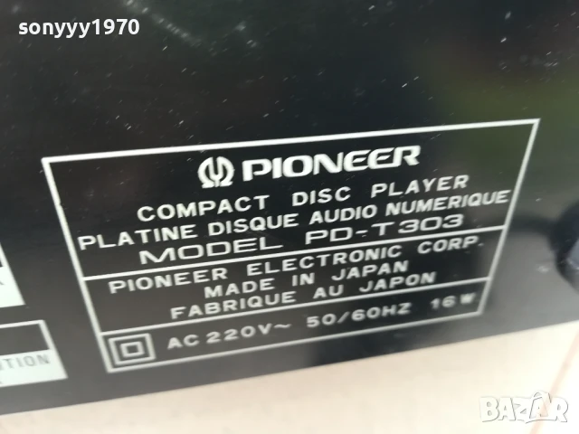 PIONEER CD PLAYER-MADE IN JAPAN 2905251330LCHERY, снимка 3 - Декове - 50470525