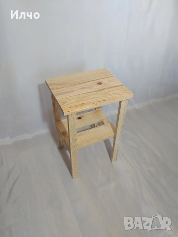 Дървена помощна масичка, снимка 4 - Маси - 52948849