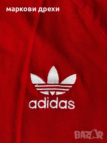ADIDAS 3-STRIPES LONGSLEEVE TEE L, снимка 7 - Блузи - 52832736