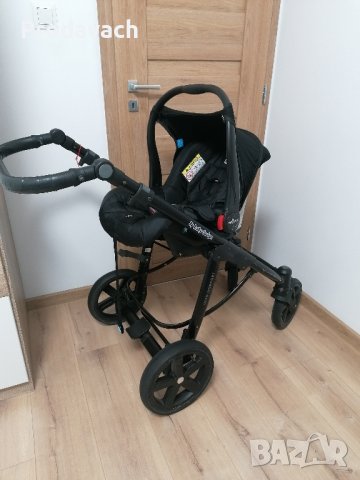 Бебешка количка 3в1 Lupo Comfort на Baby design + столче за кола, снимка 4 - Детски колички - 43690514