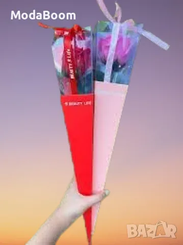 Букет блестяща роза в елегантна опаковка