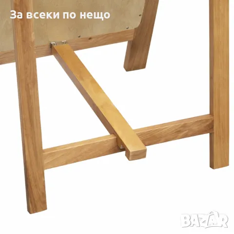 Свободностоящо огледало, 48x46,5x150 см, дъб масив, снимка 2 - Огледала - 47722967