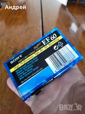 Стара аудио касета Sony EF60, снимка 3 - Други ценни предмети - 48667381