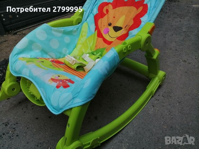 Бебешки шезлонг Fisher Price, снимка 2 - Детски шезлонги - 37977304