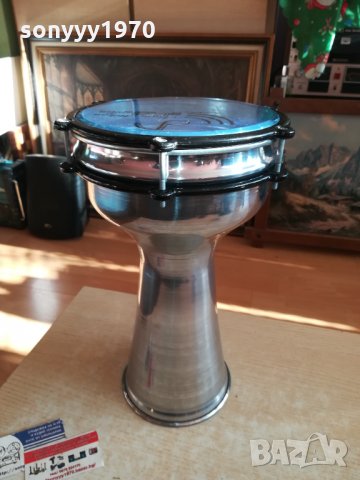 ИНОКСОВА ГОЛЯМА ТАРАМБУКА 40Х25СМ, снимка 4 - Ударни инструменти - 35438264