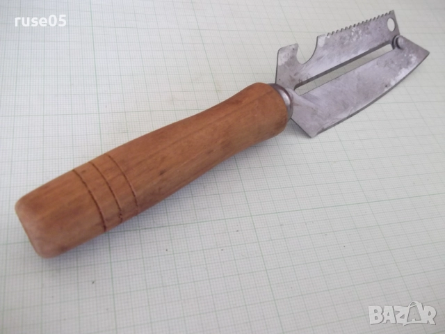 Нож от соца за чистене на риба - 2, снимка 6 - Прибори за хранене, готвене и сервиране - 51713611