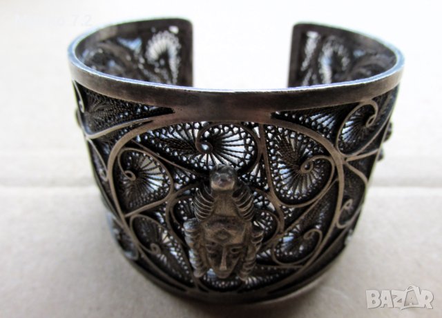 дамска сребърна гривна - 17, снимка 3 - Гривни - 43377124