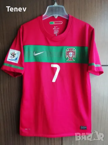 Portugal Cristiano Ronaldo World Cup 2010 Nike оригинална тениска фланелка Португалия Роналдо , снимка 2 - Тениски - 48576644