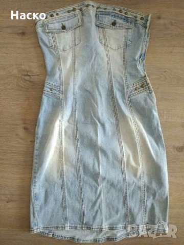 stefanel , дънкова лятна рокля