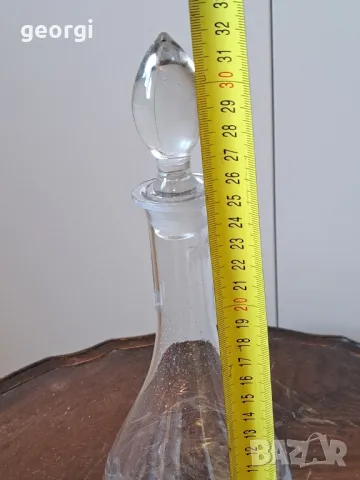 гравирана стъклена гарафа    11/2, снимка 5 - Други - 49059778