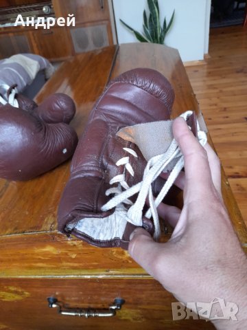 Стари боксови ръкавици Germina, снимка 5 - Други ценни предмети - 32722027