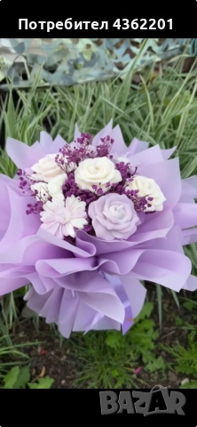 Ароматни букети от соев восък, снимка 5 - Декорация за дома - 52293178