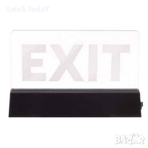 Лампа с Надпис Изход- "EXIT" 18x3x12см, снимка 2 - Лед осветление - 43951570