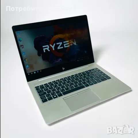 HP EliteBook 735 G5/FHD IPS/Ryzen 3 PRO/16GB DDR4/128GB SSD, снимка 3 - Лаптопи за работа - 49974348