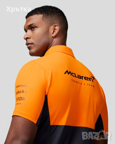 McLaren Formula 1 Team Polo Shirt - Оригинална мъжка тениска с яка, снимка 11 - Тениски - 53275609