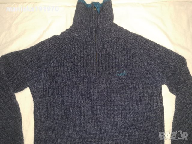 Vikafjell (М) дебел вълнен пуловер за лов риболов 100% Wool , снимка 2 - Пуловери - 43959051