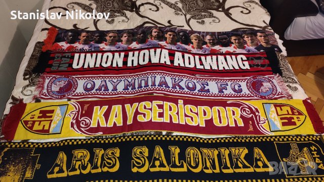 Футболни шалове на Arsenal, England, Aris, Schalke 04, St. Pauli and more, снимка 11 - Футбол - 40229407