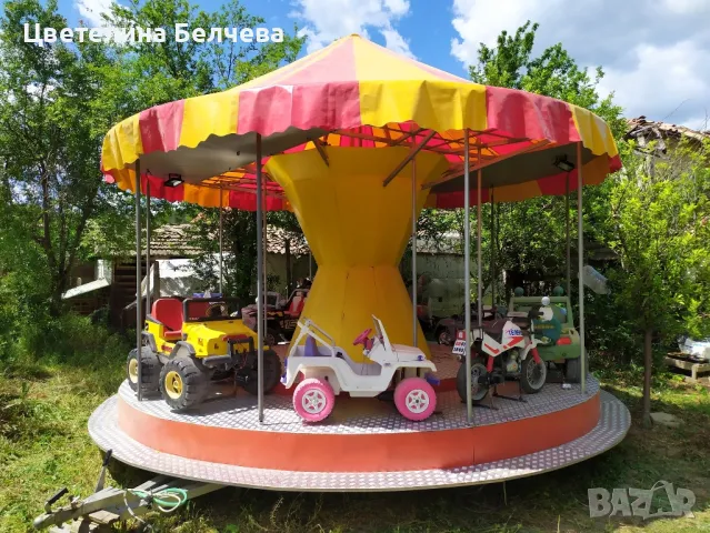 детска въртележка карусел атракцион забава , снимка 5 - Градинска техника - 48551035