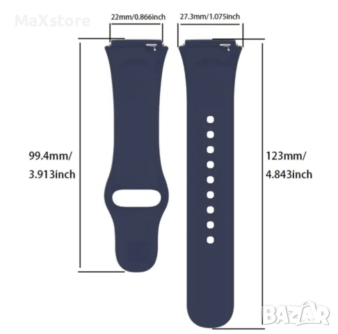 Силиконови каишки верижки за Xiomi redmi watch 3 /watch 3 active, снимка 4 - Каишки за часовници - 51951698