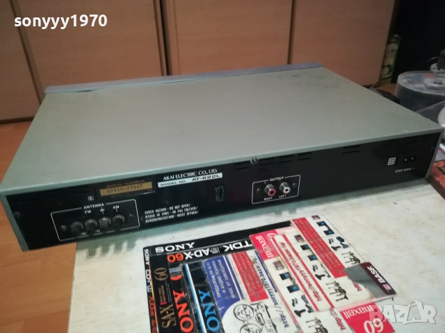 AKAI AT-K22L TUNER-MADE IN JAPAN 3011251303, снимка 16 - Ресийвъри, усилватели, смесителни пултове - 52591503