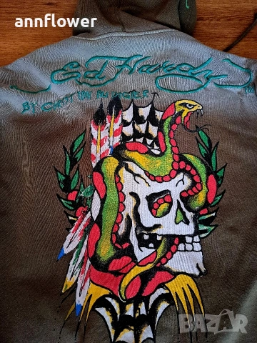 Суичър Ed Hardy L, снимка 7 - Суичъри - 53064342