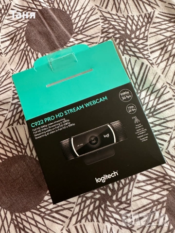 Web камера Logitech C922 Pro HD Stream, снимка 2 - Камери - 53518095