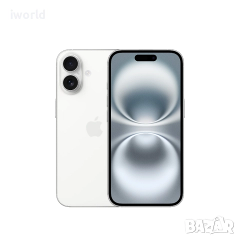 НОВ ❗️ ГАРАНЦИЯ❗️ iPhone 16 ❗️ Лизинг от 47лв/м 128Gb  White ❗️ бял 