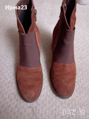 Велурени дамски боти