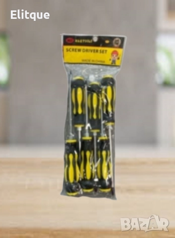Комплект ударни отвертки 7 броя