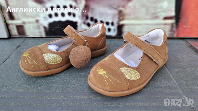 Английски детски обувки естествена кожа-M&S , снимка 2 - Детски обувки - 44893706