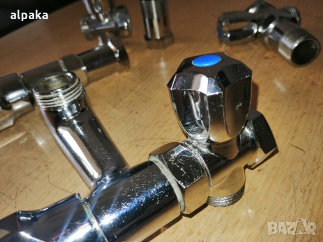 Продавам удължителен спирателен кран за пералня, монтаж на стенна батерия, снимка 3 - ВИК - 32931321