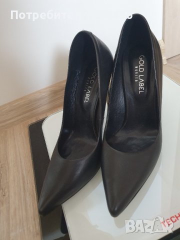 Официални черни обувки 37 номер, снимка 5 - Дамски елегантни обувки - 43240839