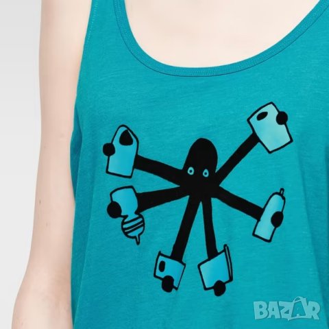 НОВ! Pharrell Williams x G-Star Raw For The Oceans - Long Tank Top Дамска Тъника Размер М, снимка 5 - Туники - 37822765