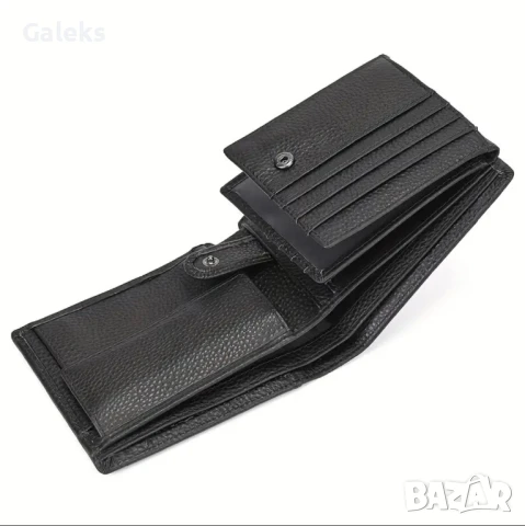 Висококачествен/Професионален мъжки кожен портфейл с електронна защита!, снимка 4 - Портфейли, портмонета - 51164389