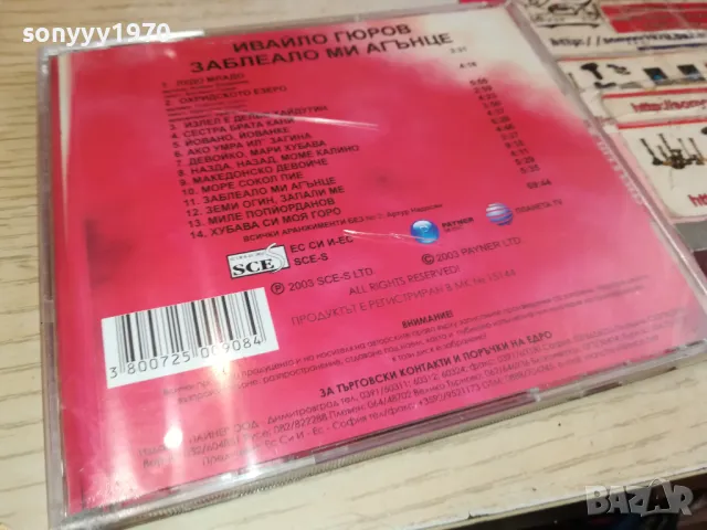 ИВАЙЛО ГЮРОВ-2003 PAYNER LTD.ORIGINAL CD 2104251720, снимка 4 - CD дискове - 49977134