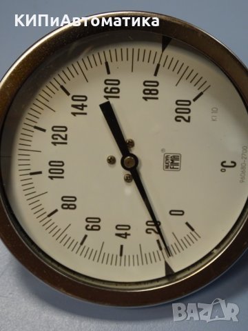 индустриален термометър NUOVA FIMA Ø130 mm G 1/2 KL 1 0/+60°C, 0/+120°C, 0/+160°C, 0/+200°C 0/+200°C, снимка 5 - Резервни части за машини - 35490584