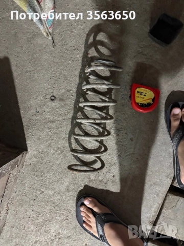 Задна пружина голф 3