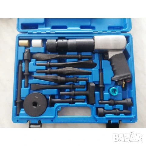 Професионален пневматичен чук к-т с инструменти –19 части