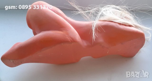 еротика - Жена-касичка, фигура, статуетка, гола, керамика, гол висящ мъж-марионетка, слон, пенис , снимка 5 - Статуетки - 31678398