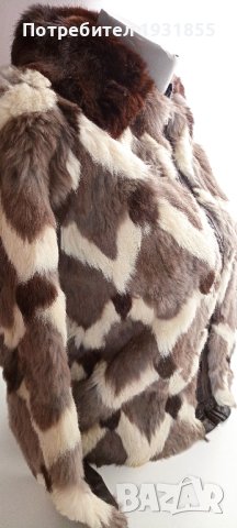 Яке от заешка кожа, снимка 6 - Якета - 43308999