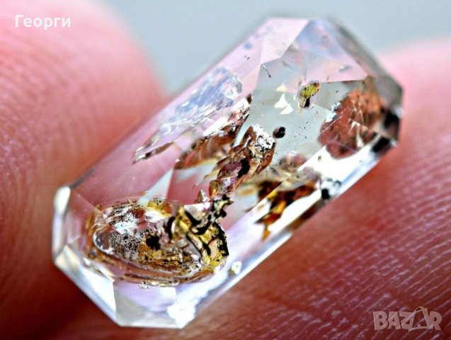 Уникален ултра рядък  петролен кварц диамант, снимка 10 - Други - 37675269
