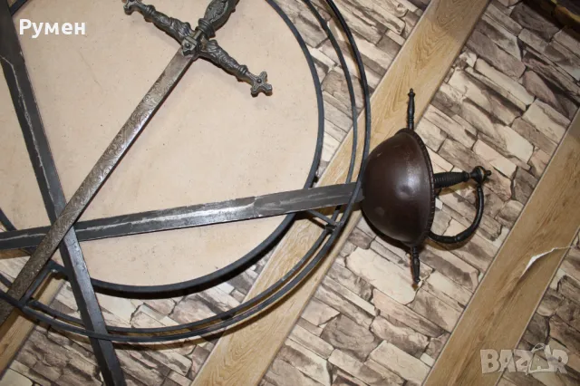 Рапира и две шпаги, снимка 4 - Антикварни и старинни предмети - 49296705