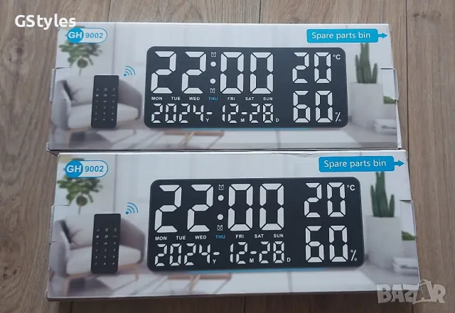 голям лед дигитален часовник 35см/15см, снимка 8 - Друга електроника - 49957219