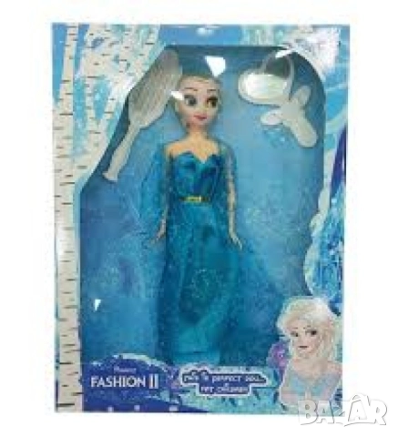 Музикална кукла елза с аксесоари - 28,5см , снимка 4 - Кукли - 52565196