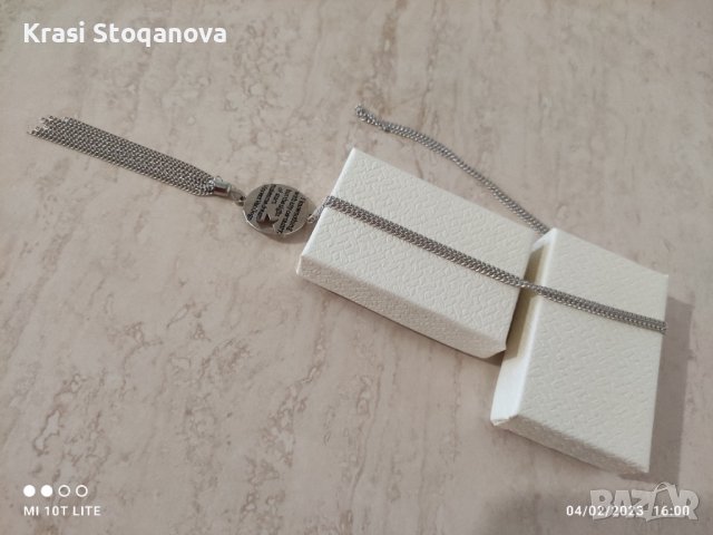 Дамско Дълго БИЖУ / НЕРЪЖДАЕМА СТОМАНА Made in Italy , снимка 3 - Колиета, медальони, синджири - 39553505