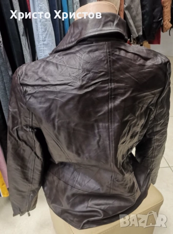 Дамско кожено яке Мо-Ка Размер M, снимка 4 - Якета - 53335163