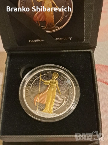 Красива сребърна монета с 5 скъпоценни метала от Токелау, 100 бр. за цял свят, снимка 3 - Нумизматика и бонистика - 53205505