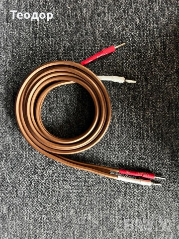 КАБЕЛ ЗА ТОНКОЛОНИ VAN DEN HUL D-352 +VIBORG VB401S BANANA КОНЕКТОР 8броя СЪС СРЕБЪРНО ПОКРИТИЕ, снимка 8 - Други - 53192489