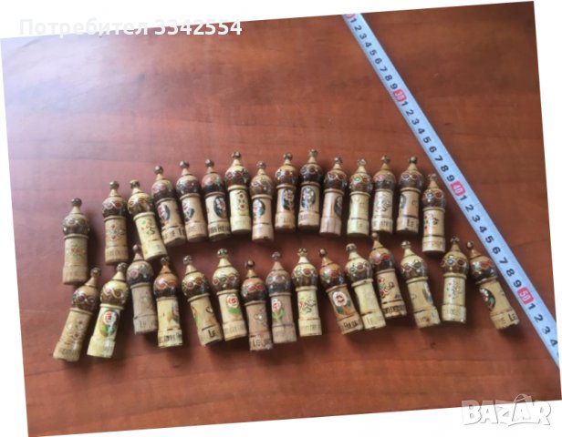 МУСКАЛ МУСКАЛЧЕ МУСКАЛЧЕТА МУСКАЛИ ДЪРВО-30 БР СУВЕНИР ПОДАРЪК